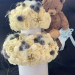 NO.21 Ivory Rose Tower With Teddy