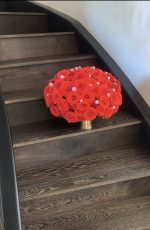 Ruby Dome Rose Arrangement