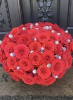 Ruby Dome Rose Arrangement - Image 2